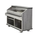 FWE CB-5 L5 60"L Conventional Portable Bar, Stainless Interior, Hibiscus Cherry thumbnail 2