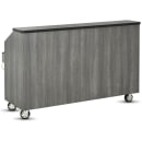 FWE CB-6 L4 72"L Conventional Portable Bar, Stainless Interior, Harvest Maple thumbnail 3