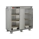 FWE E-1500-XXL 150 Plate Heated Meal Delivery Cart, 120v thumbnail 3