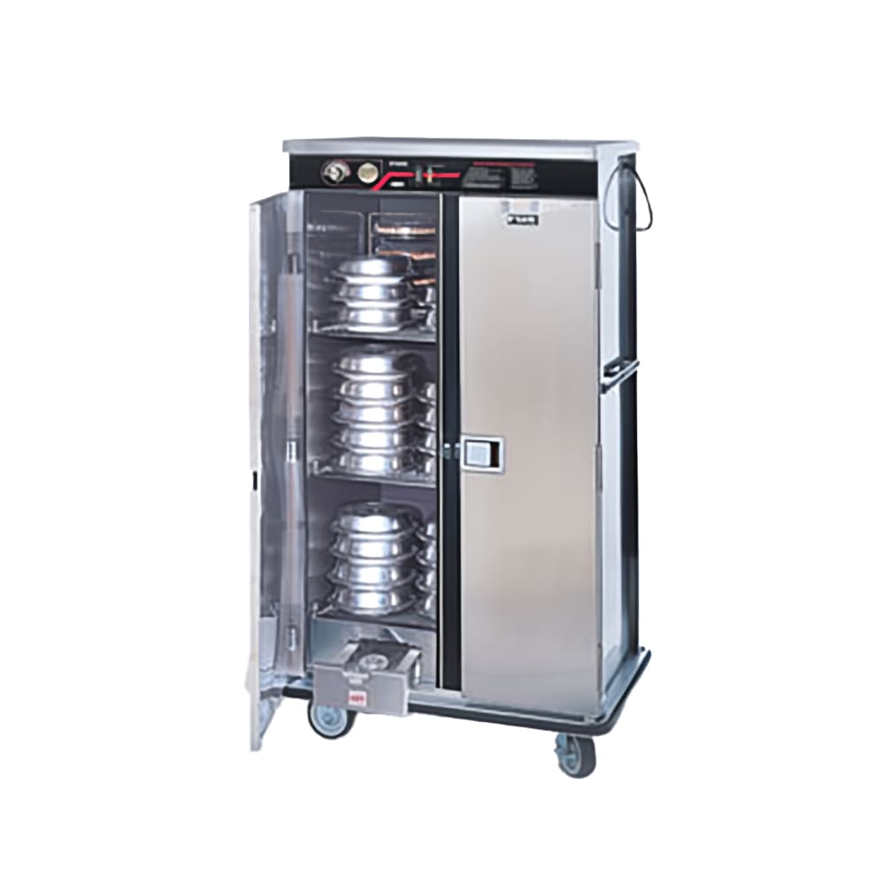FWE E-720-XL 72 Plate Heated Meal Delivery Cart, 120v
