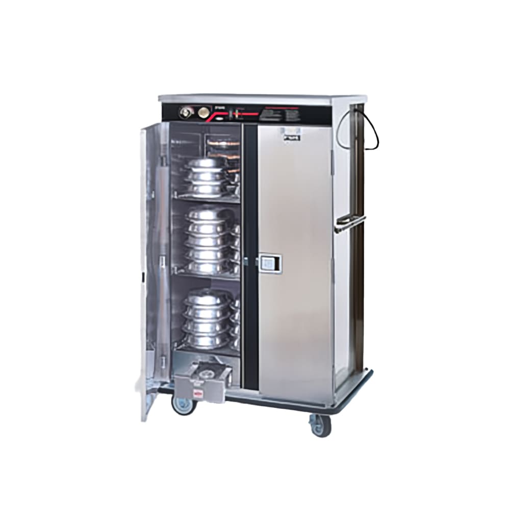FWE E-960-XL 96 Plate Heated Meal Delivery Cart, 120v