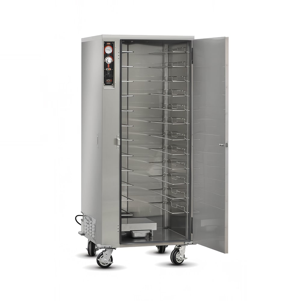 FWE ETC-UA-12HD Full Height Non-Insulated Mobile Heated Cabinet w/ (12) Pan Capacity, 120v