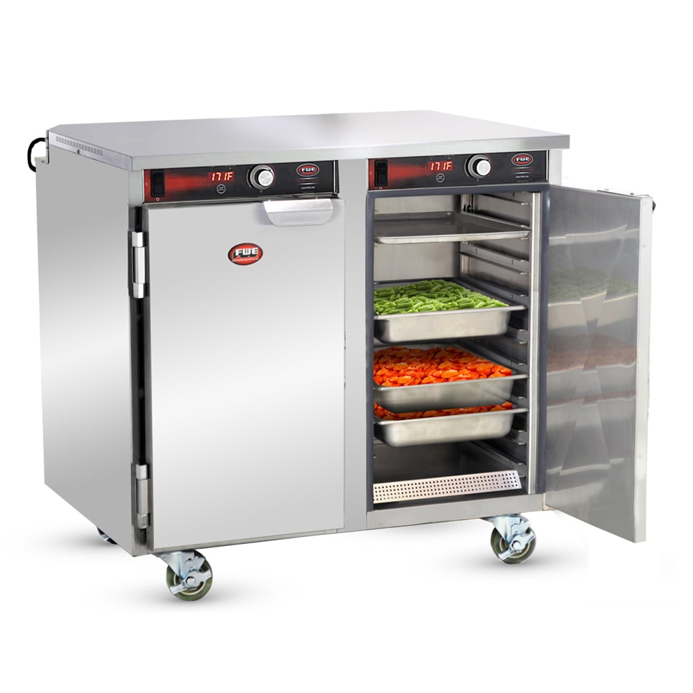 FWE HLC-16 Undercounter Insulated Mobile Heated Cabinet w/ (16) Pan Capacity, 120v