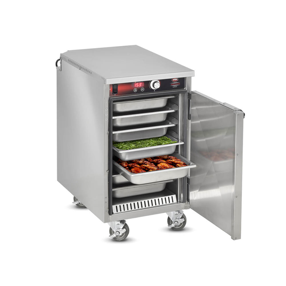 FWE HLC-7 Undercounter Insulated Mobile Heated Cabinet w/ (7) Pan Capacity, 120v