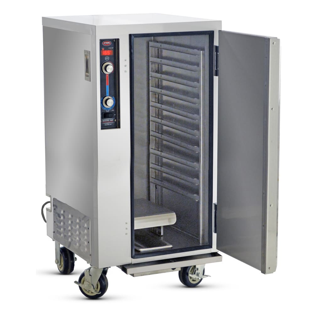 FWE MT-1220-10 1/2 Height Insulated Mobile Heated Cabinet w/ (10) Pan Capacity, 120v