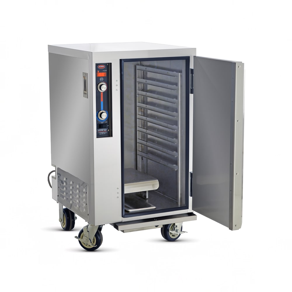 FWE MT-1220-8 1/2 Height Insulated Mobile Heated Cabinet w/ (8) Pan Capacity, 120v