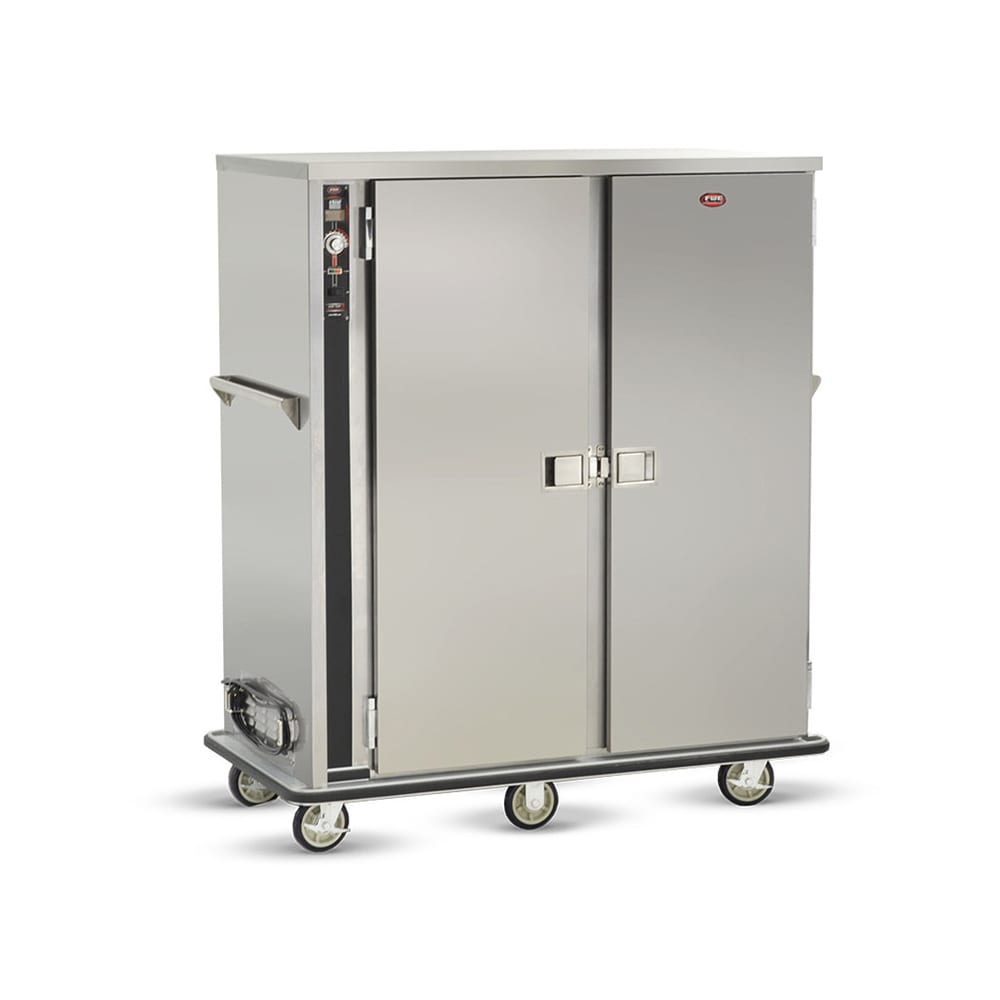 FWE P-144-2-XL 144 Plate Heated Meal Delivery Cart, 120v