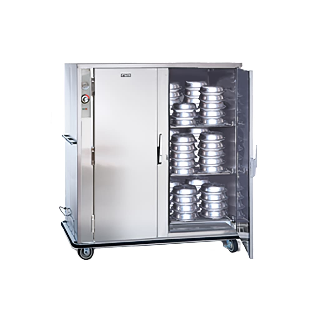 FWE P-180-2 180 Plate Heated Meal Delivery Cart, 120v