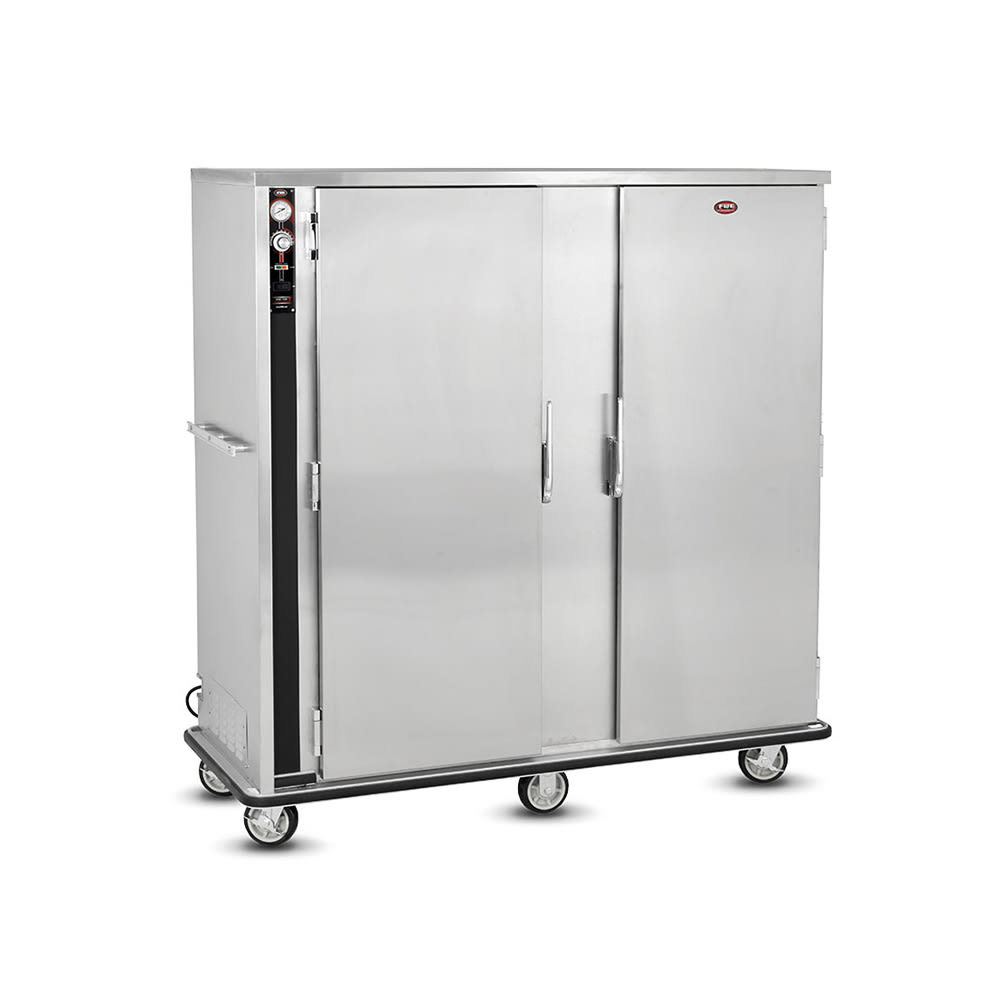FWE P-200-2-XL 200 Plate Heated Meal Delivery Cart, 120v