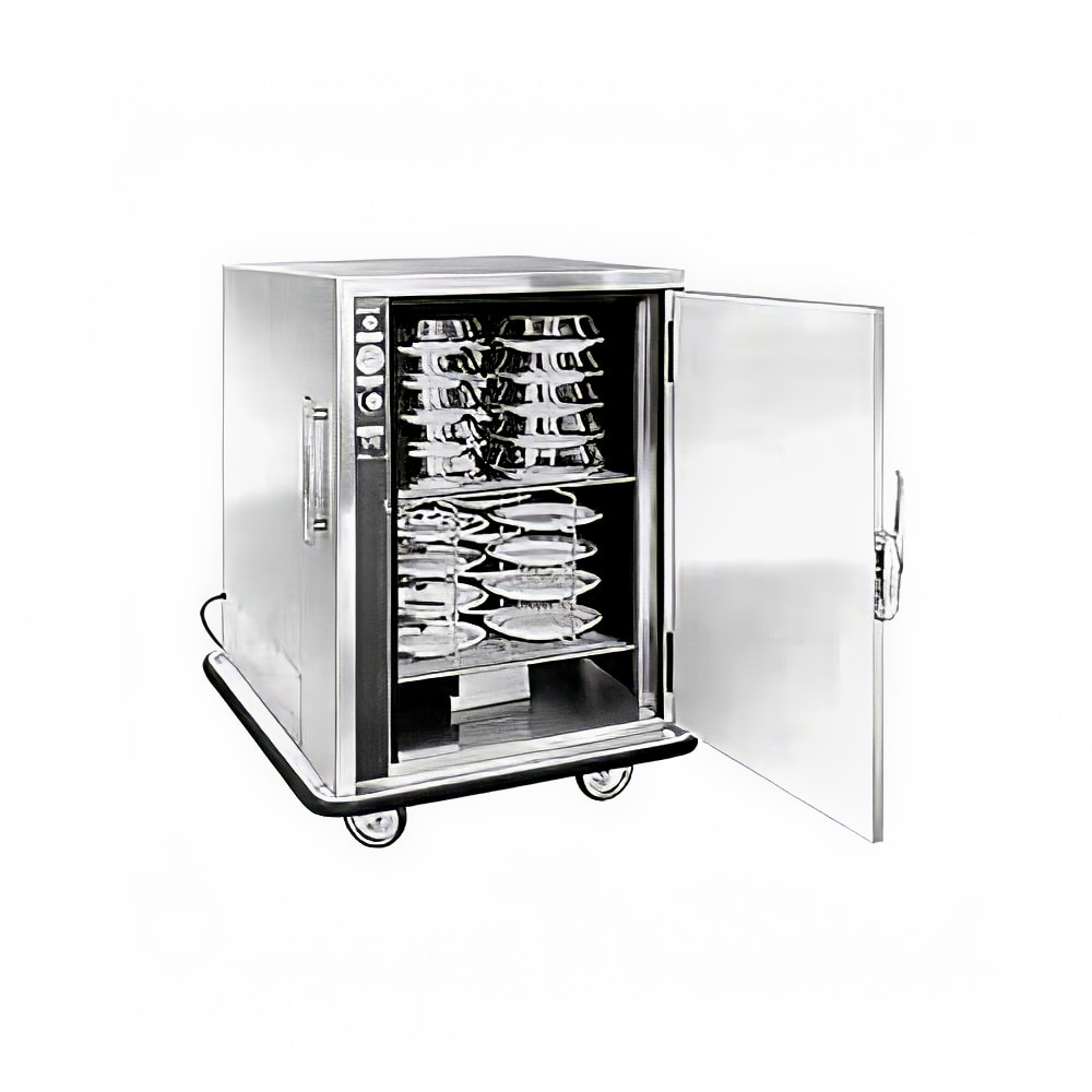 FWE P-48 48 Plate Heated Meal Delivery Cart, 120v