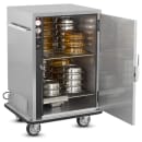 FWE P-48-XL 48 Plate Heated Meal Delivery Cart, 120v thumbnail 2