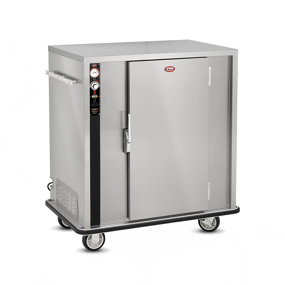 FWE P-72-XL 72 Plate Heated Meal Delivery Cart, 120v