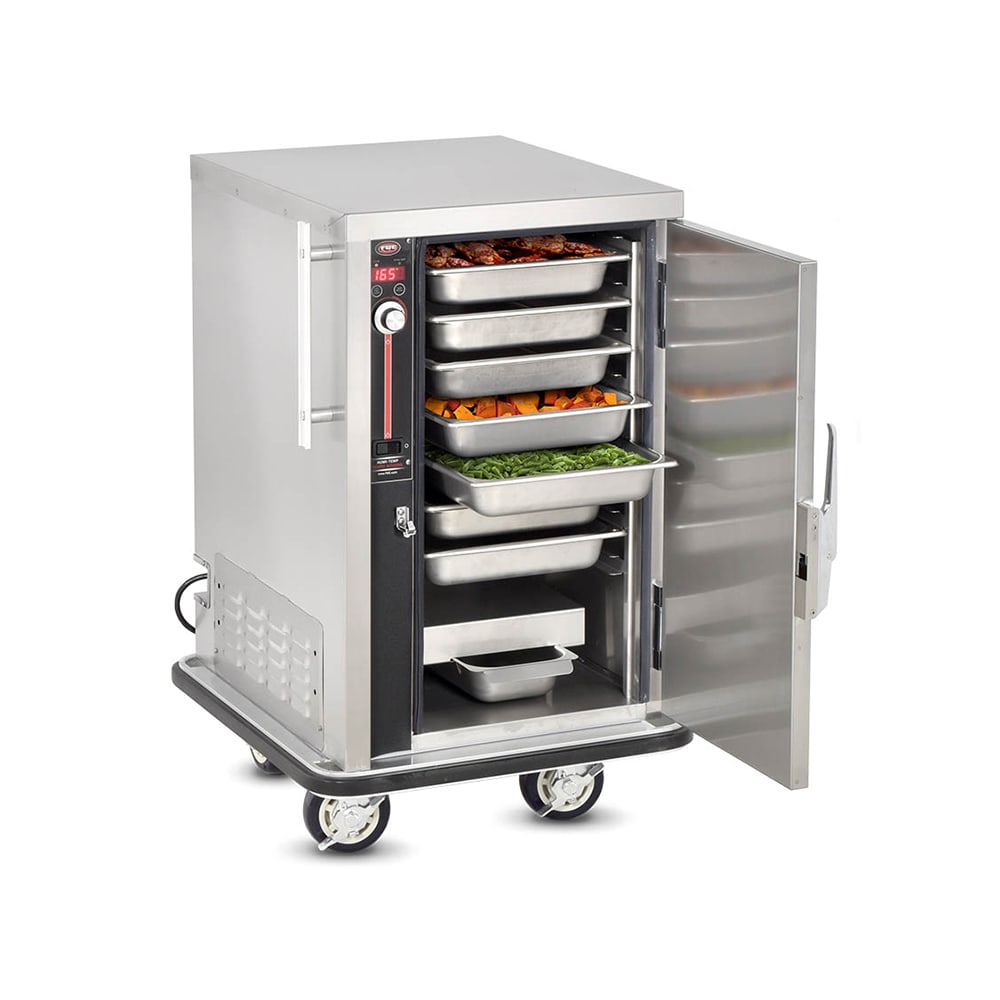 FWE PS-1220-8 1/2 Height Insulated Mobile Heated Cabinet w/ (8) Pan Capacity, 120v