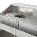 FWE SCB-8 Mobile Bar w/ Shut-Off Drain, Convectional Beverage Service , 96" L, Stainless thumbnail 5