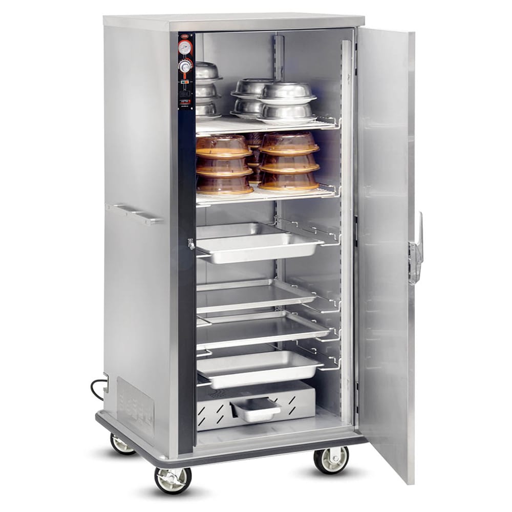 FWE UHS-BQ-80-XL 12 Tray Heated Meal Delivery Cart, 120v