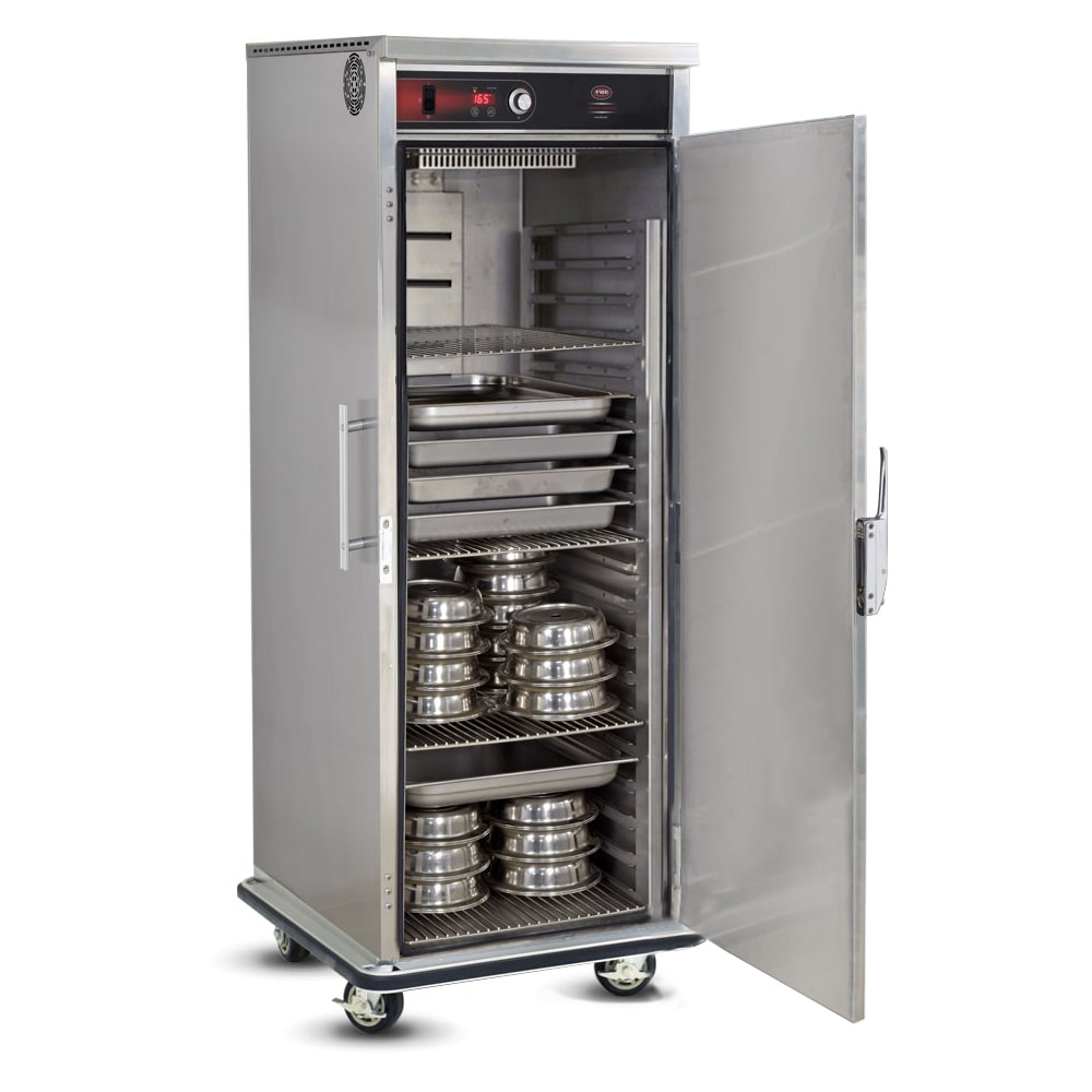 FWE UHST-GN-6480-BQ Full Height Insulated Mobile Heated Cabinet w/ (19) Pan Capacity, 120v