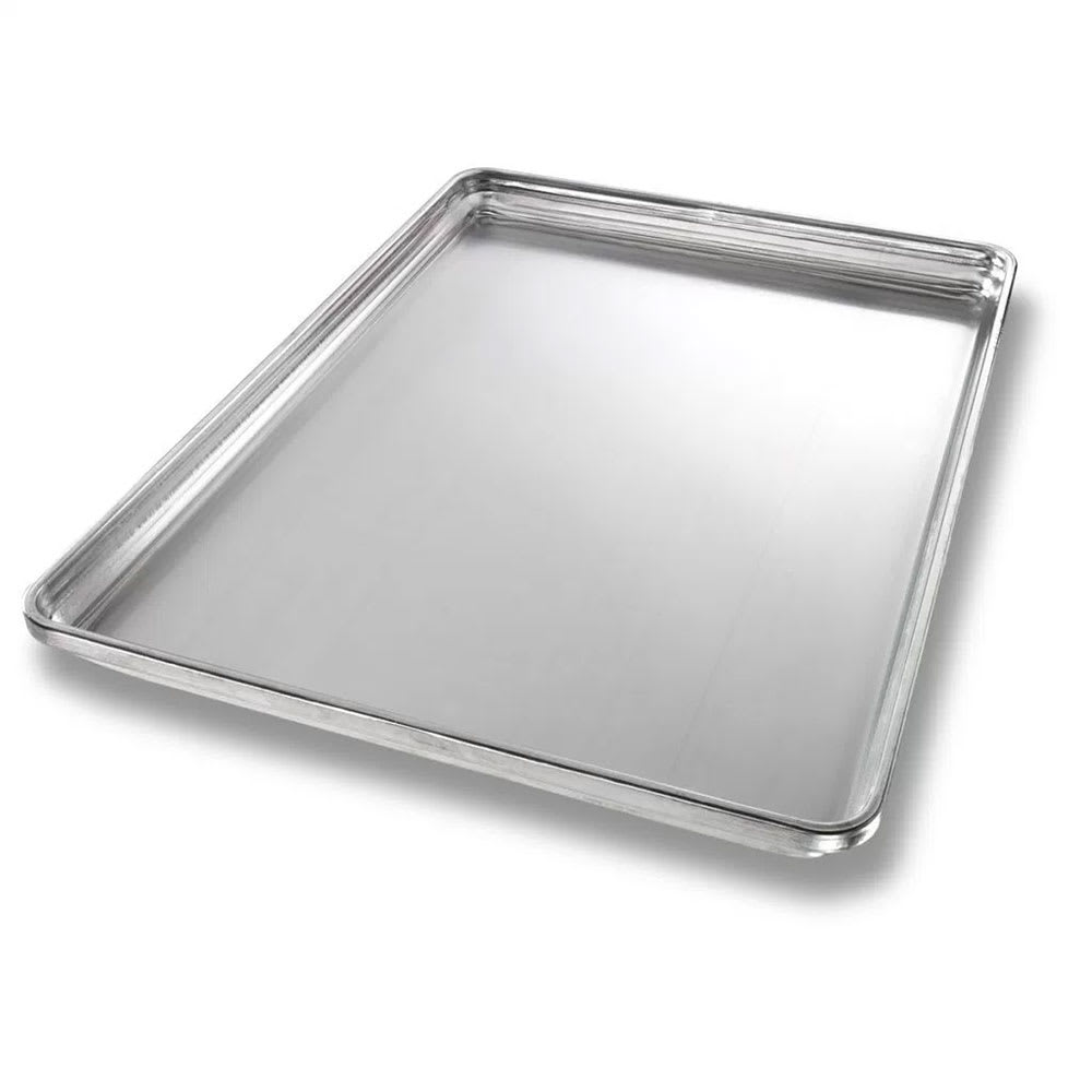 Chicago Metallic 1/1 Full Size Bun / Sheet Pan - 26" x 18" x 1", 16 gauge Aluminum (30694)