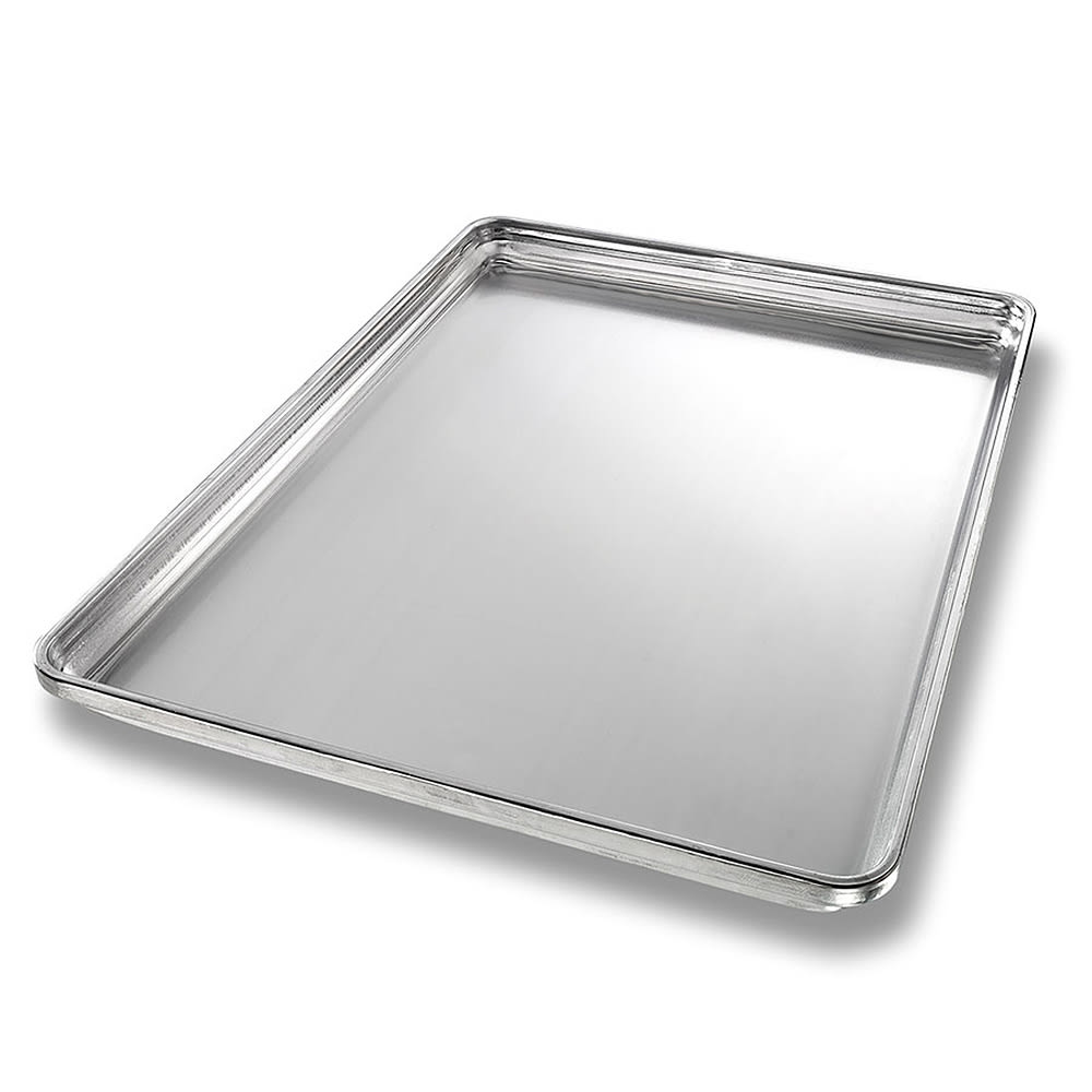 Chicago Metallic 1/2 Half Size Bun / Sheet Pan - 18" x 13" x 1", 18 gauge Aluminum (30850)