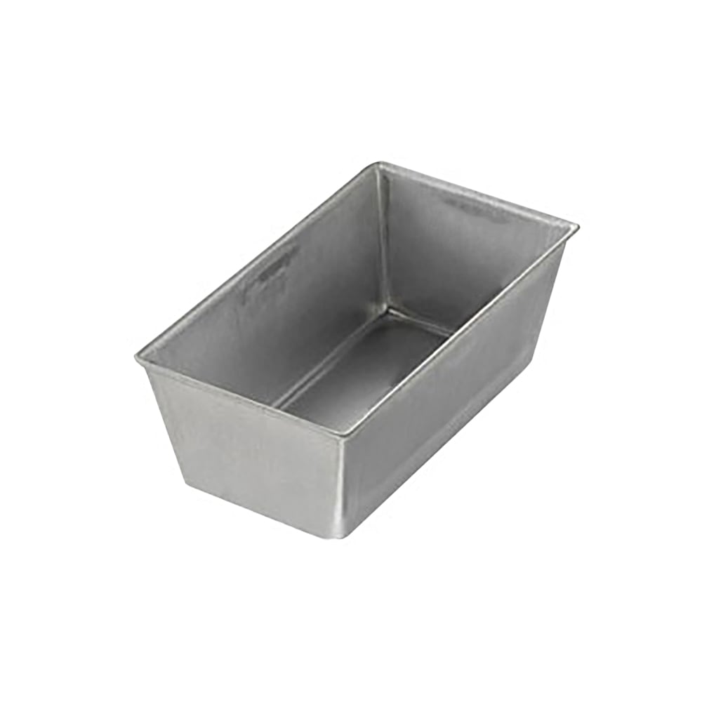 Chicago Metallic Individual Bread Pan, 5 3/5" x 3 1/10" x 2 3/16", Noncoated 26 ga Aluminized Steel (40411)