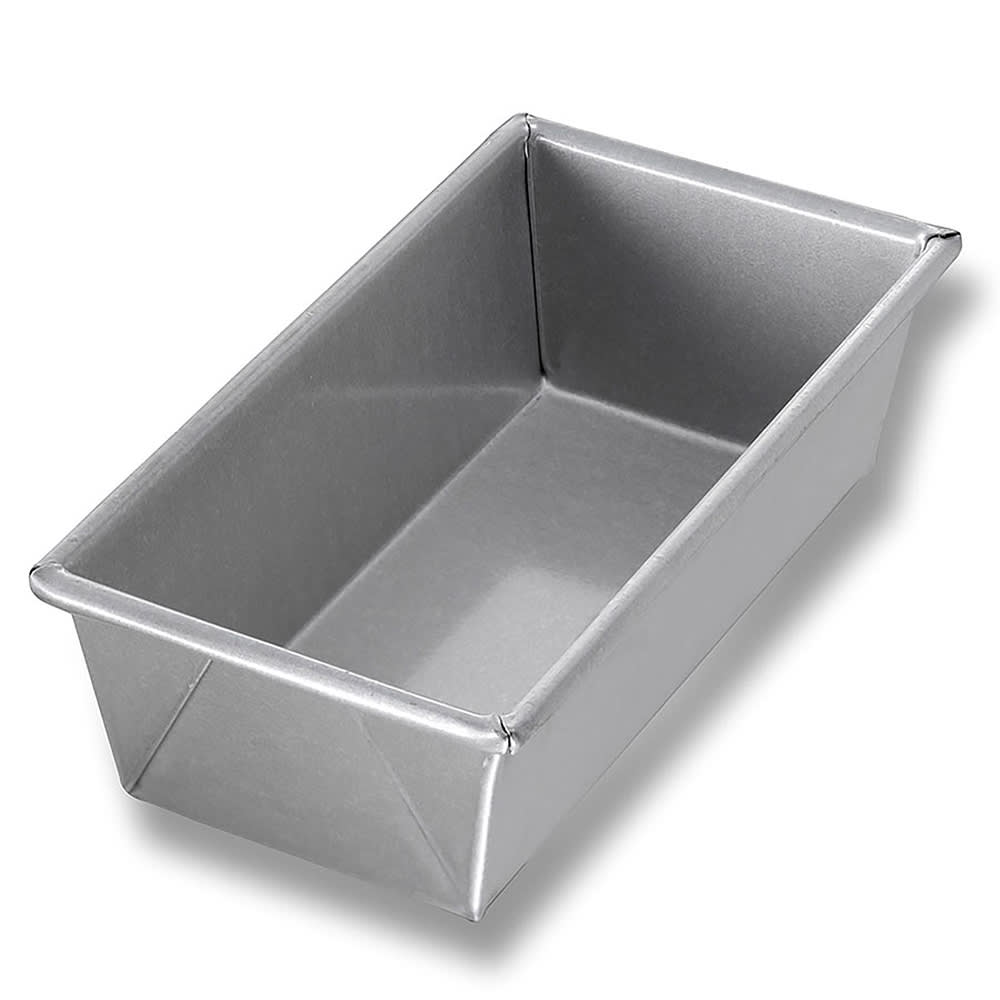 Chicago Metallic Individual Bread Pan, 8 1/2" x 4 1/2" x 2 11/16" , Noncoated 26 ga Aluminized Steel (40421)