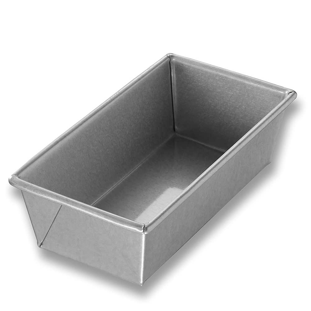 Chicago Metallic Individual Bread Pan, 8 1/2" x 4 1/2" x 2 11/16" , AMERICOAT Glazed 26 ga Aluminized Steel (40425)