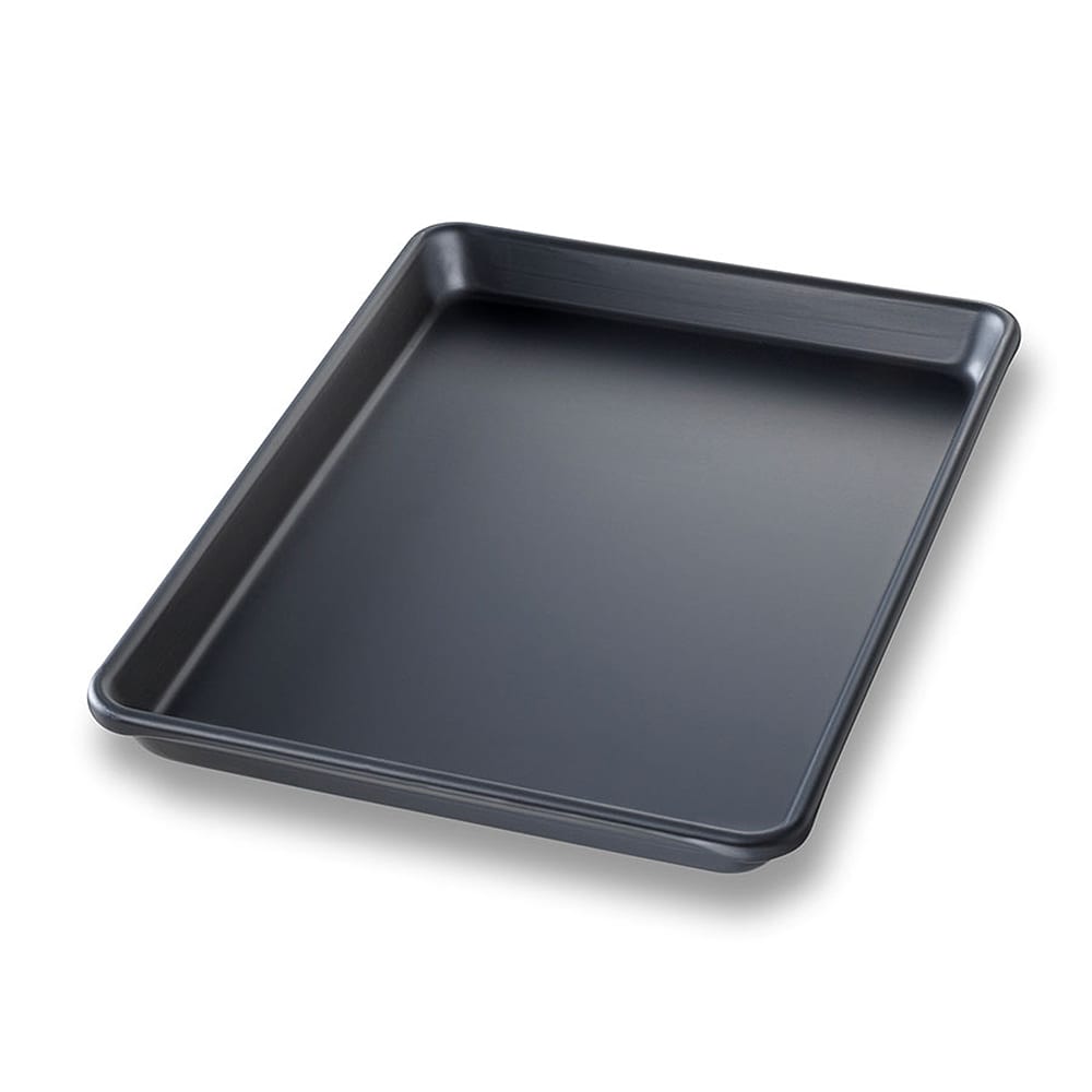 Chicago Metallic 1/4 Quarter Size Bun / Sheet Pan - 13" x 9 1/2" x 1", 16 gauge Aluminum (40452)