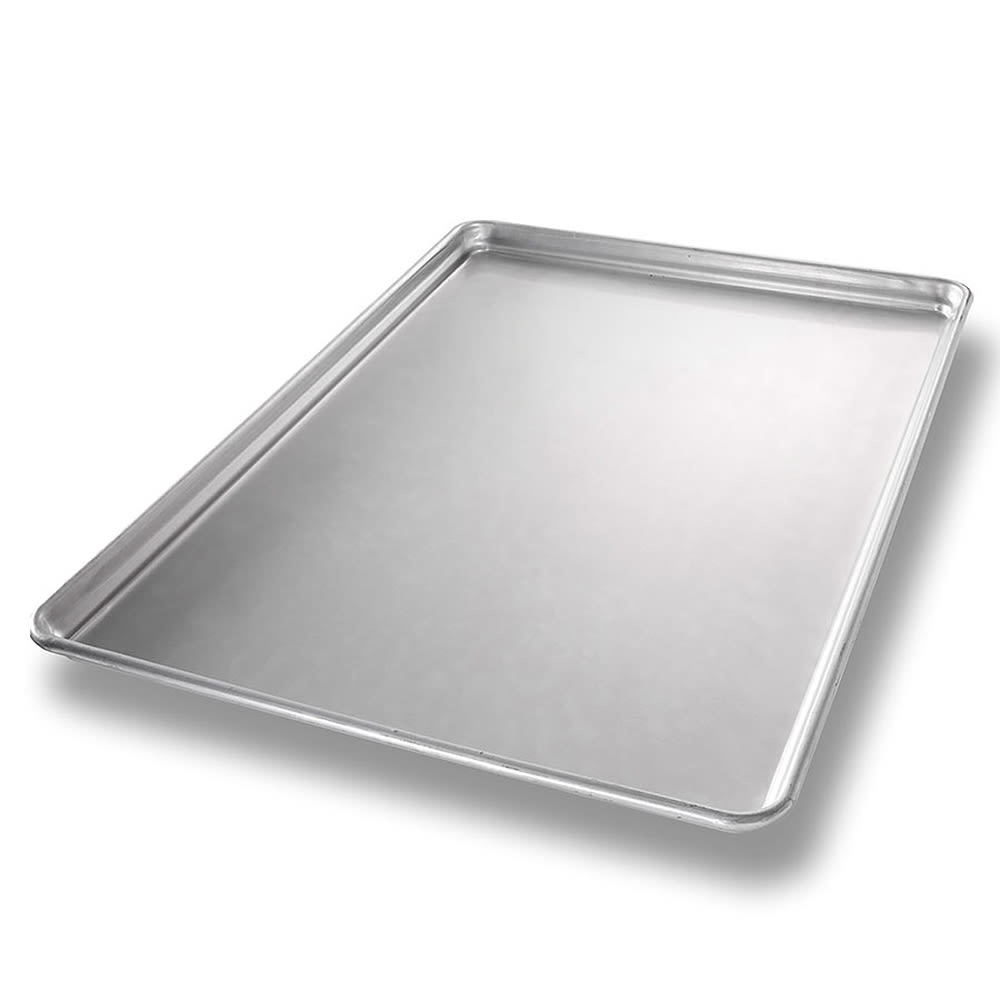 Chicago Metallic 1/1 Full Size Bun / Sheet Pan - 26" x 18" x 1", 16 gauge Aluminum, AMERICOAT® (40698)