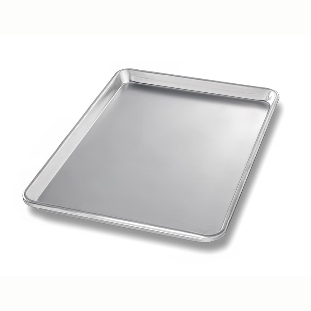 Chicago Metallic 1/2 Half Size Bun / Sheet Pan - 17 3/4" x 13" x 1", 14 gauge Aluminum (40950)