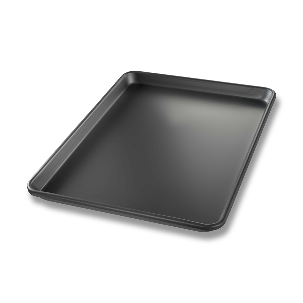 Chicago Metallic 1/2 Half Size Bun / Sheet Pan - 17 3/4" x 12 7/8", 14 gauge Aluminum, Hardcoat (40954)