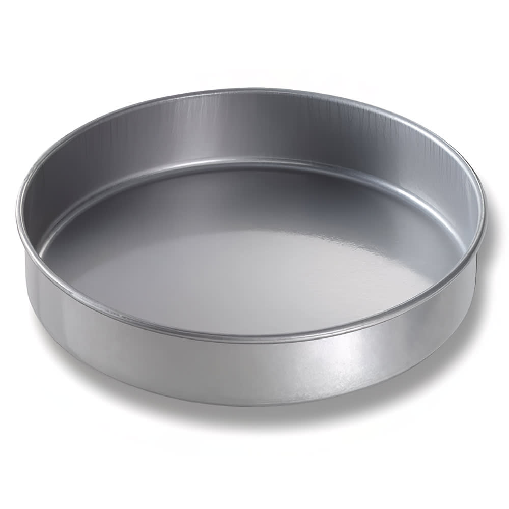 Chicago Metallic Cake Pan, 10" Dia., 2" Deep, Non-coated 26 ga. Aluminized Steel (41020)