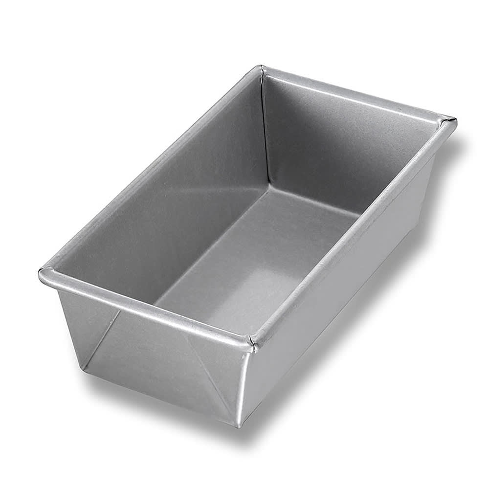 Chicago Metallic Individual Bread Pan, 8" x 4" x 2 1/2", AMERICOAT Glazed 26 ga Aluminized Steel (41065)