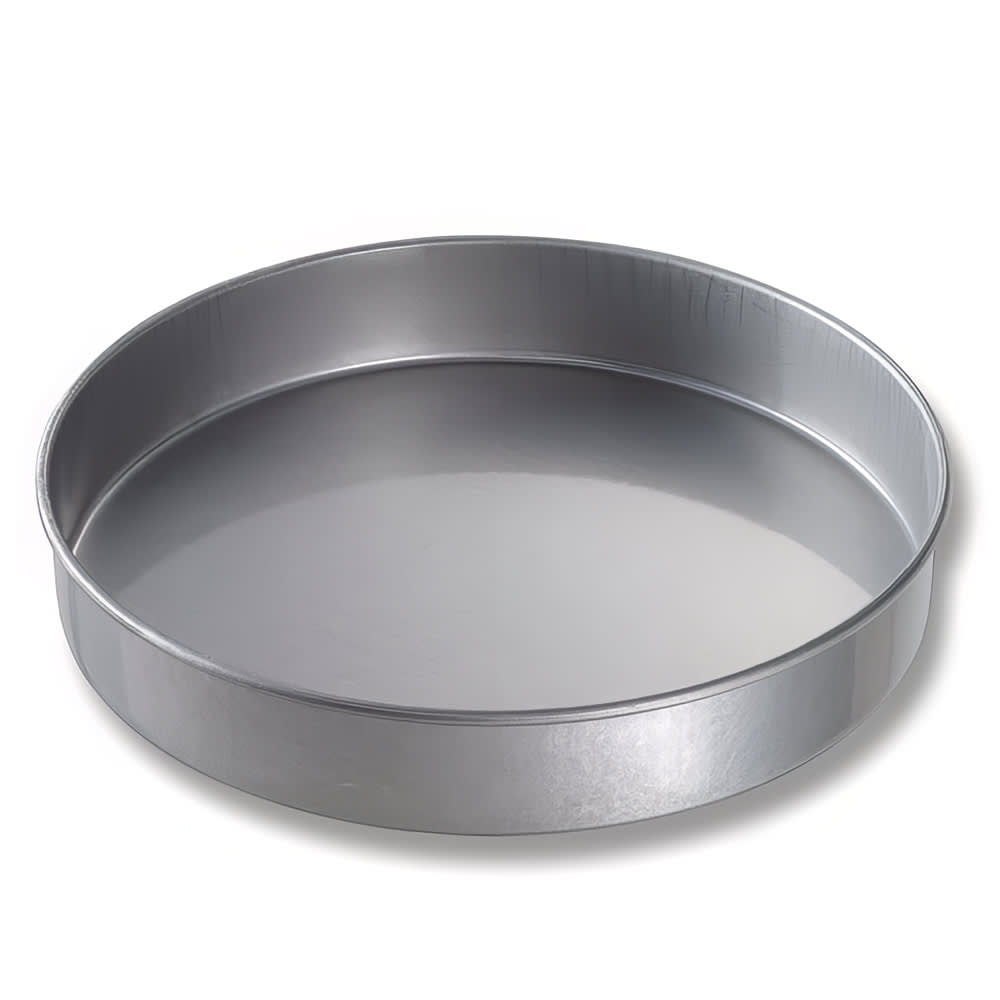 Chicago Metallic Cake Pan, 12" Dia., 2" Deep, Non-coated 26 ga. Aluminized Steel (41220)