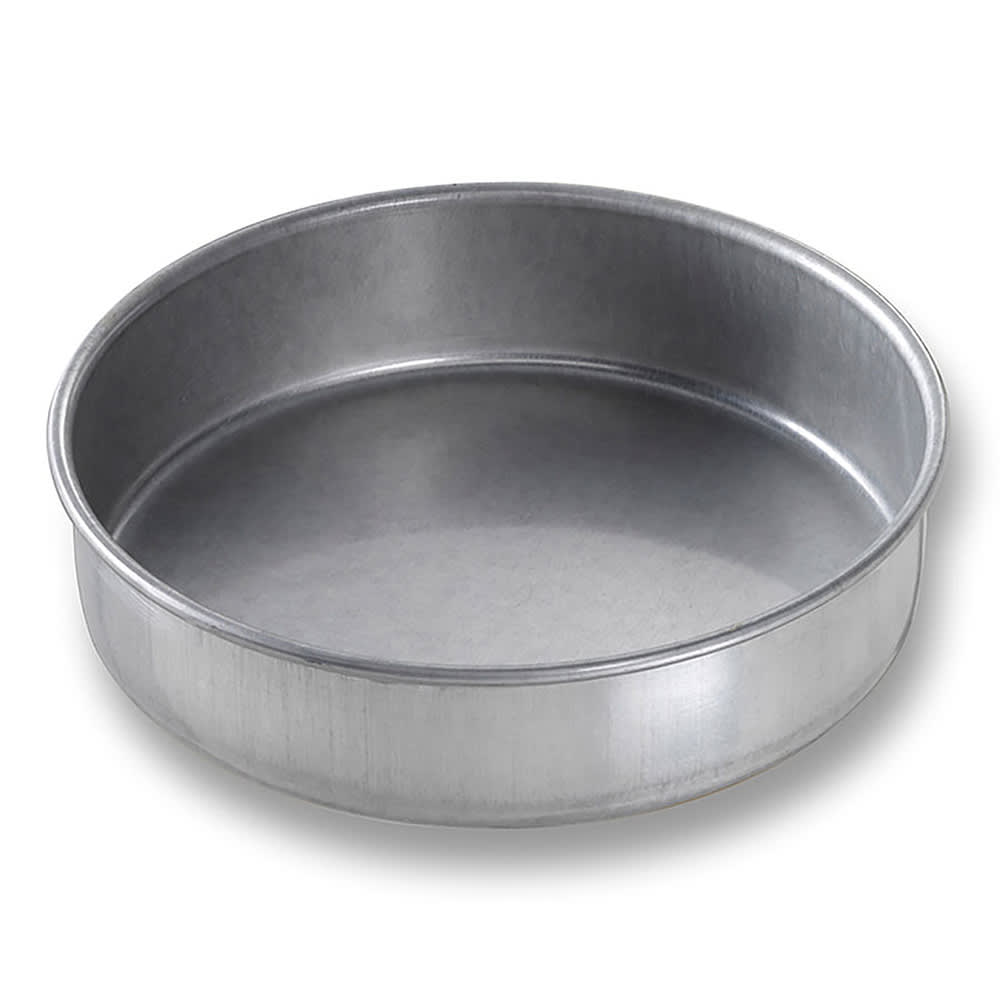 Chicago Metallic Cake Pan, 6" dia, 1 1/2" Deep, Noncoated 26 ga Aluminized Steel (46150)