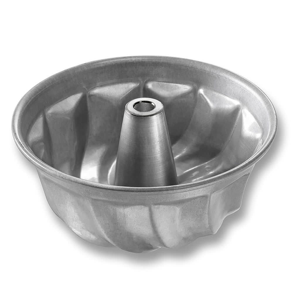 Chicago Metallic Turkshead Cake Pan, 6 1/2" dia, 2 47/50" Deep, Fluted, AMERICOAT Glazed 2/32" Aluminum (47605)