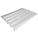 Chicago Metallic Baguette/French Bread Pan, Uni Lock, Makes (5) 3" x 25 3/4" Loaves, Glazed 16 ga Aluminum (49035) thumbnail 5