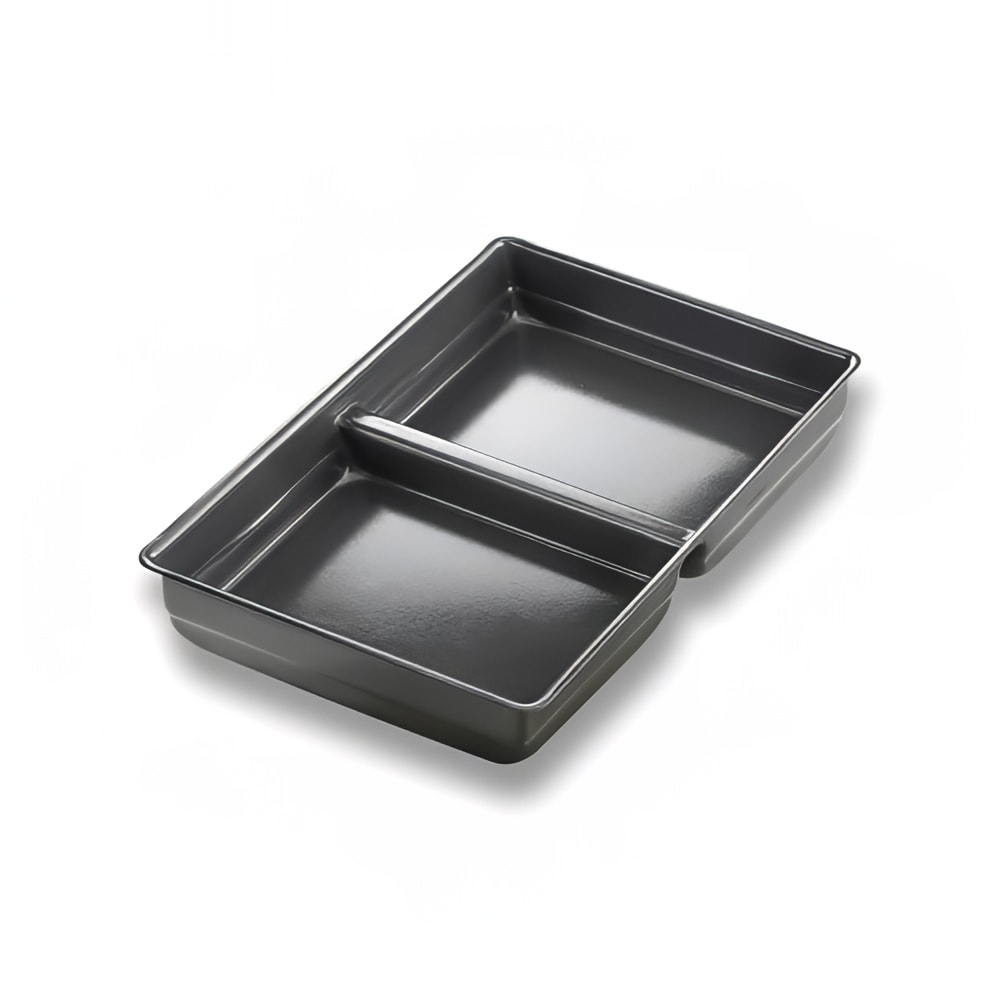 Chicago Metallic Rectangular Pre-Seasoned Detroit Pizza Pan - 9 3/16" x 14 5/16", Anodized Aluminum (91005)