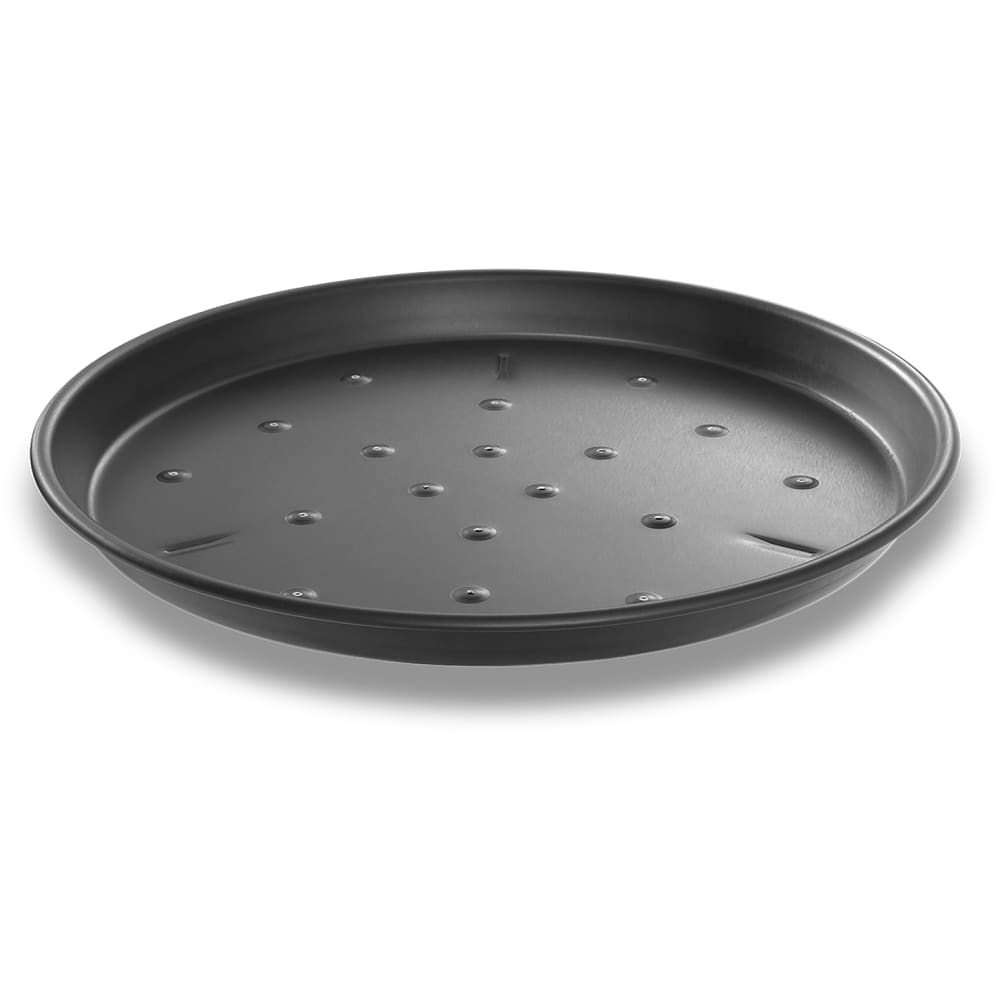 Chicago Metallic 13" Round Perforated Deep Dish Pizza Pan - Aluminum, Hardcoat (91138)