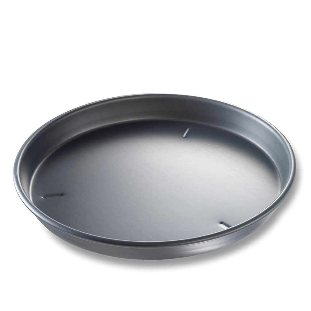 Chicago Metallic 15" Deep Dish Pizza Pan, BAKALON, 1 1/2" Deep, Noncoated 14 ga Anodized Aluminum (91150)