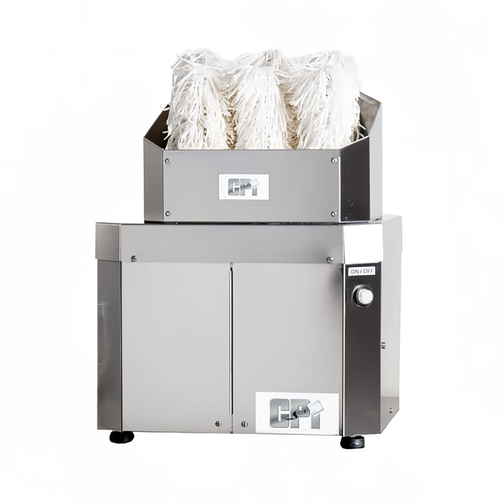 CPI 8 Brush Stemware Dryer/Polisher - (400) Glasses/hr, Stainless, 110v (GP8)