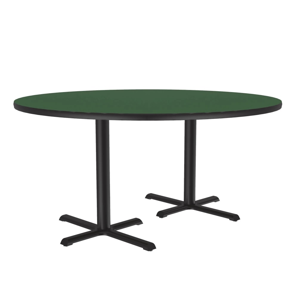 Correll 60" Round Dining Height Table - Laminate, Green (BCT60R-39-09-09)