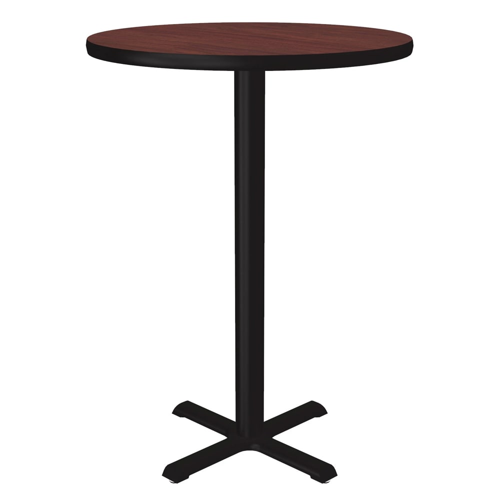 Correll 24" Round Dining Height Table - Laminate, Mahogany (BXT24R-20-09-09)