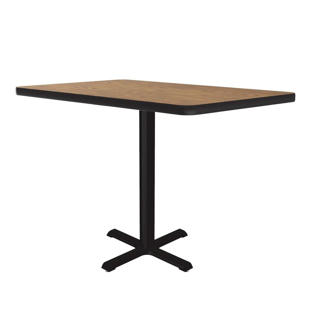 Correll 24" Square Dining Height Table - Laminate, Oak (BXT24S-06-09-09)