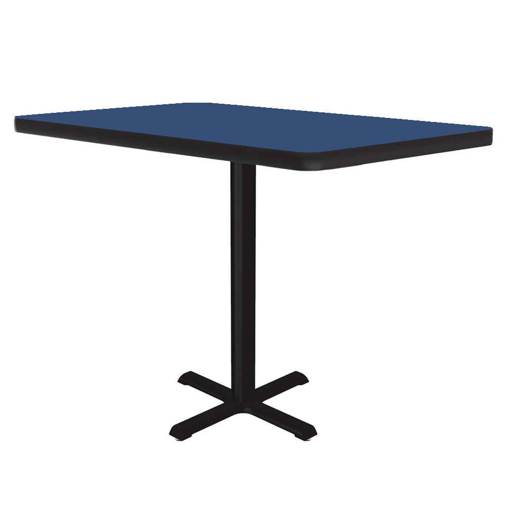Correll 24" Square Dining Height Table - Laminate, Blue (BXT24S-37-09-09)