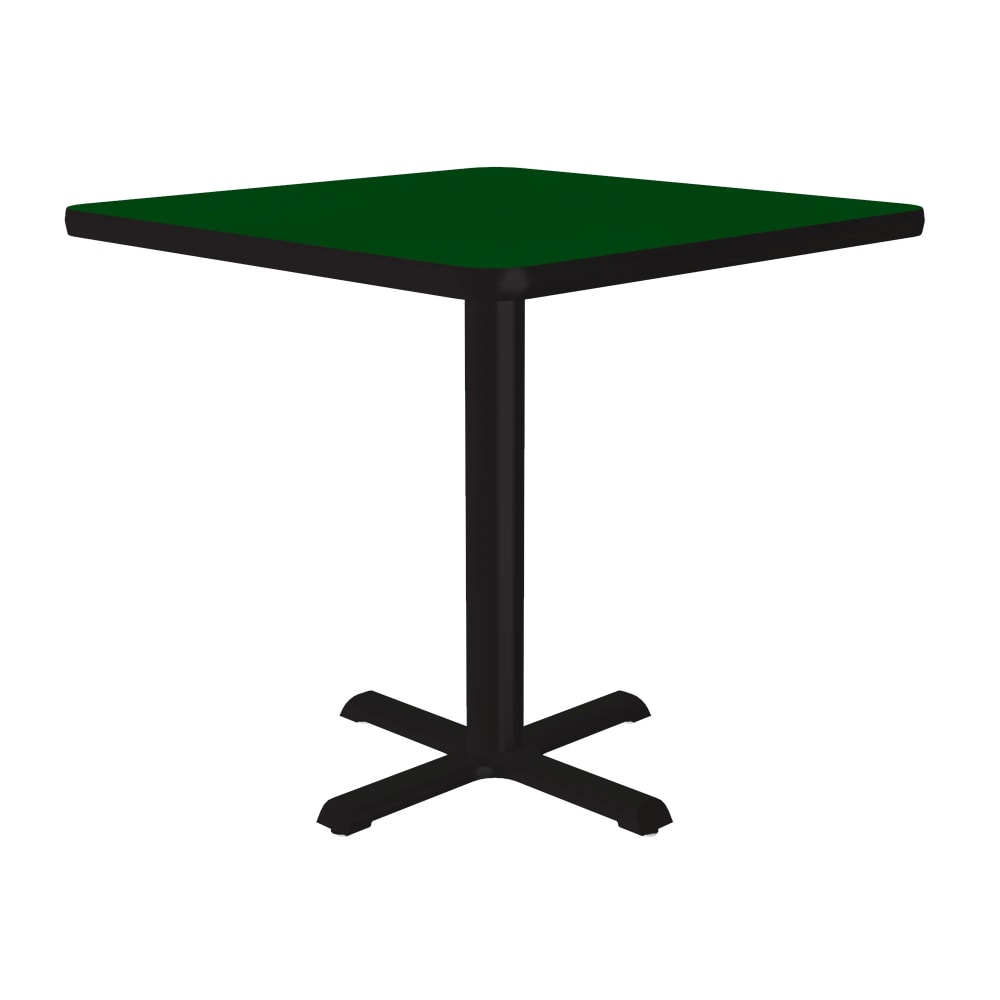 Correll 24" Square Dining Height Table - Laminate, Green (BXT24S-39-09-09)
