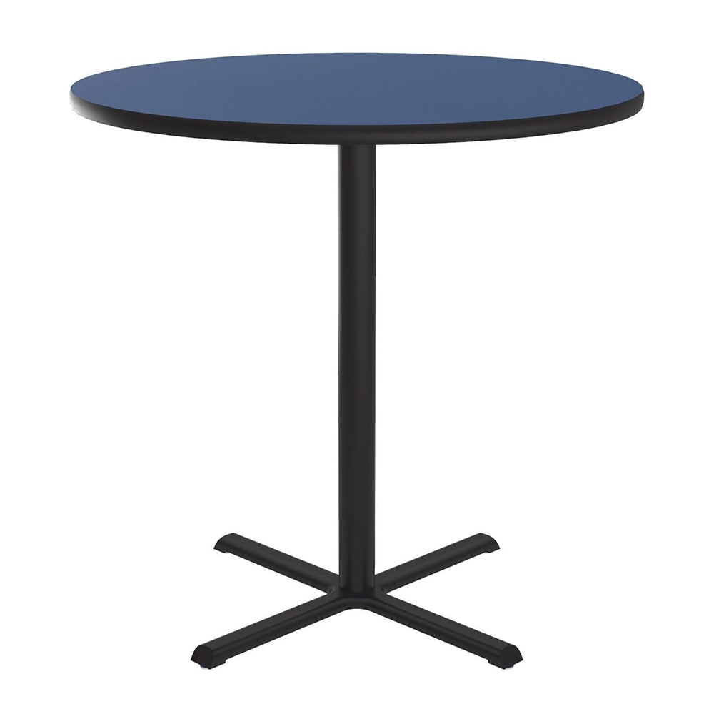 Correll 30" Round Dining Height Table - Laminate, Blue (BXT30R-37-09-09)