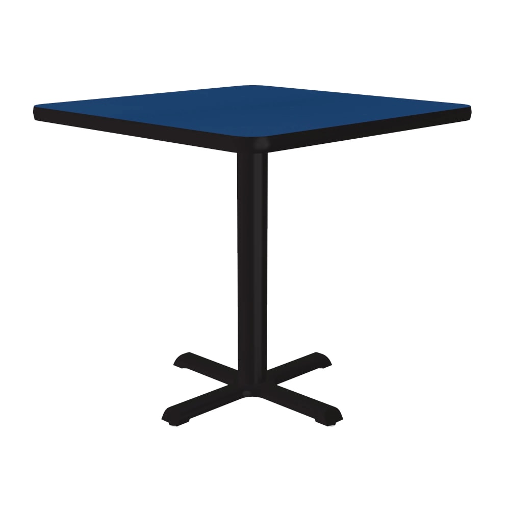 Correll 30" Square Dining Height Table - Laminate, Blue (BXT30S-37-09-09)