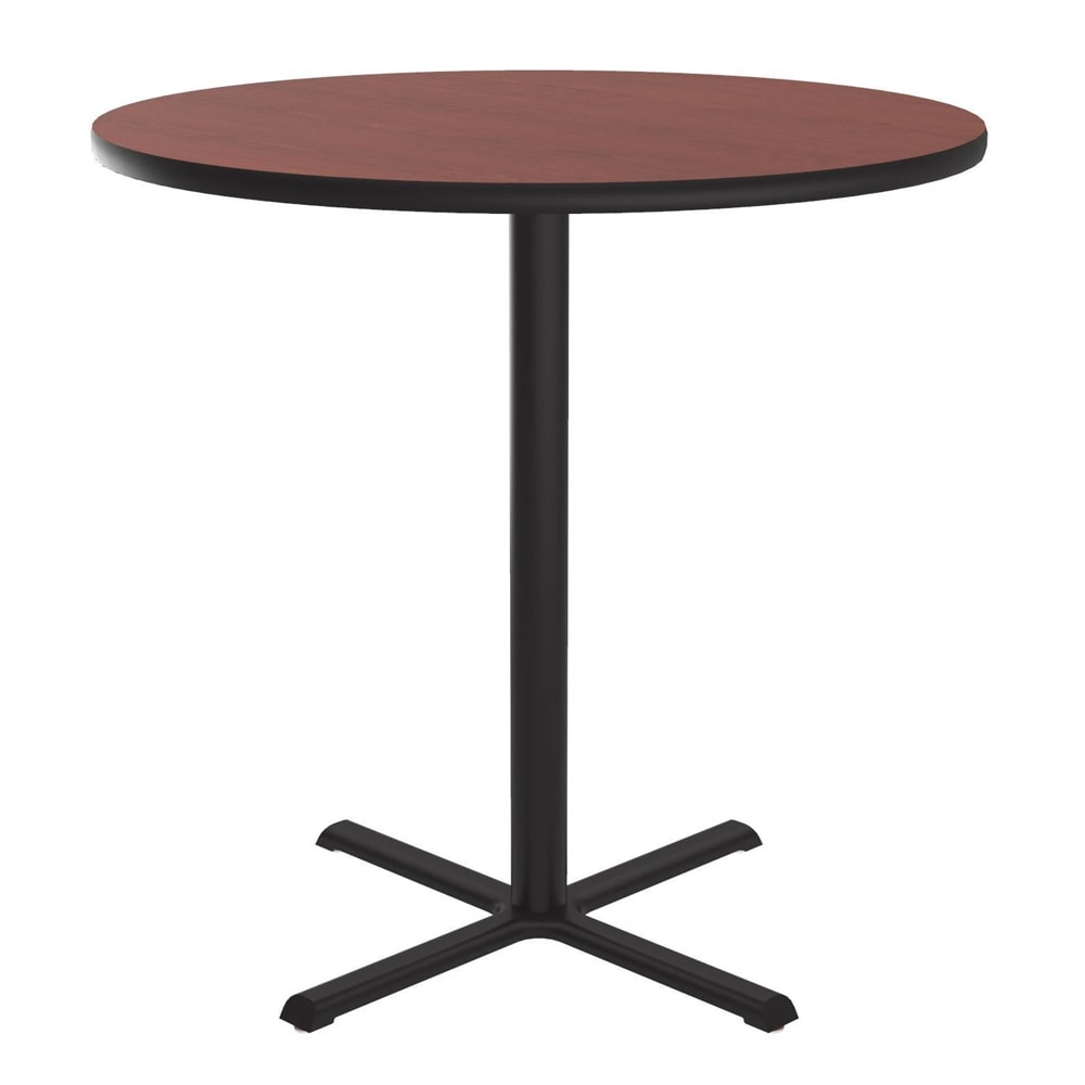 Correll 36" Round Dining Height Table - Laminate, Cherry (BXT36R-21-09-09)