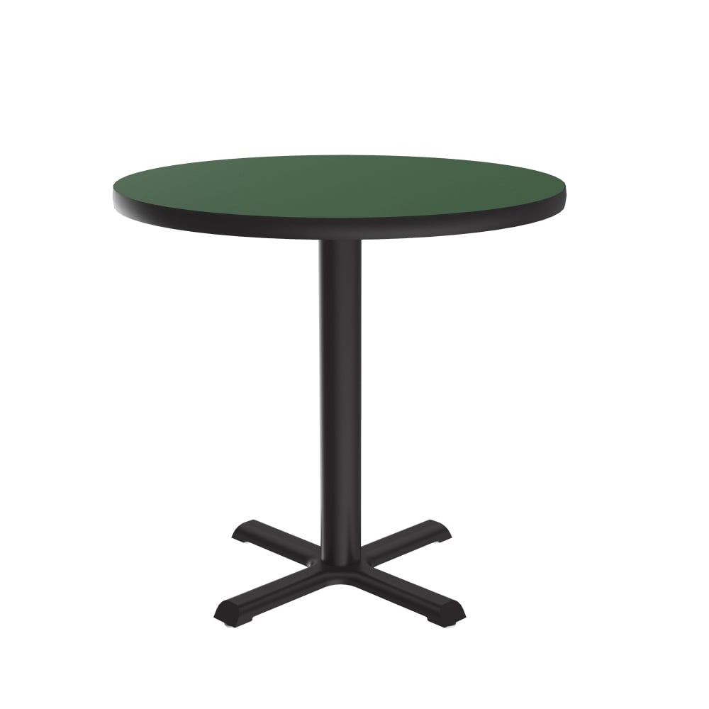 Correll 36" Round Dining Height Table - Laminate, Green (BXT36R-39-09-09)