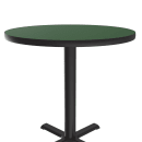 Correll 36" Round Dining Height Table - Laminate, Green (BXT36R-39-09-09) thumbnail 3