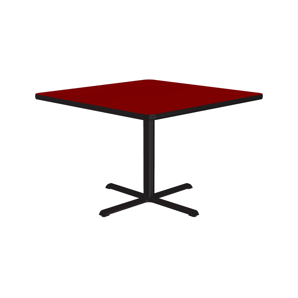 Correll 36" Square Dining Height Table - Laminate, Red (BXT36S-35-09-09)